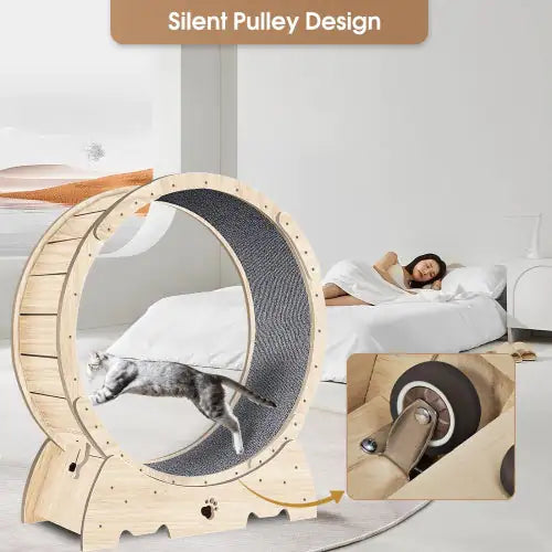 Cat Indoor Exercise Wheel